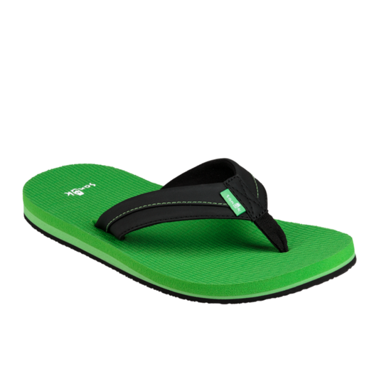 Sanuk Sandal Root Beer Cozy Size 7-8 Toddler with sling strap