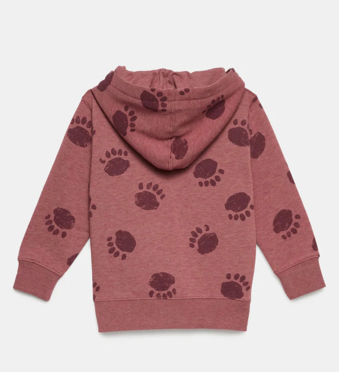 Kids Ten Tree Fleece Bear Paw Hoodie Crushed Berry 4T