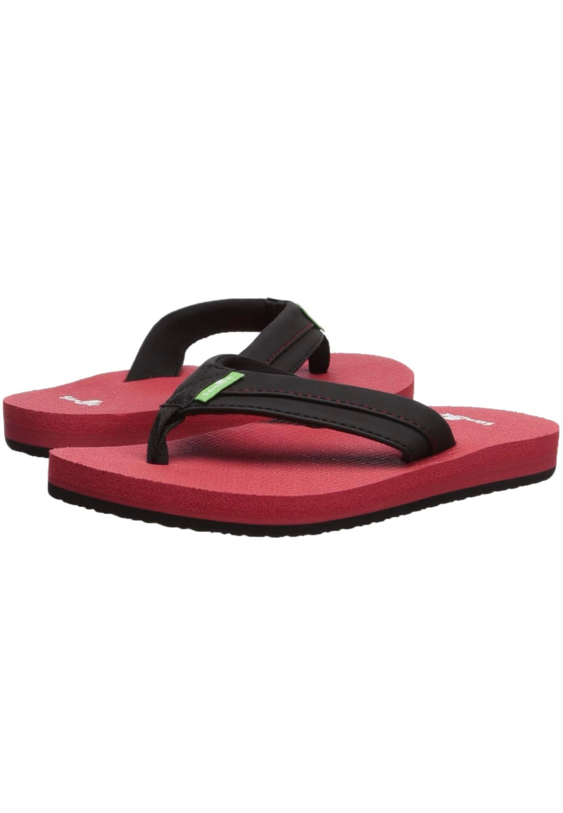 Sanuk Sandal Root Beer Cozy Size 7-8 Toddler with sling strap