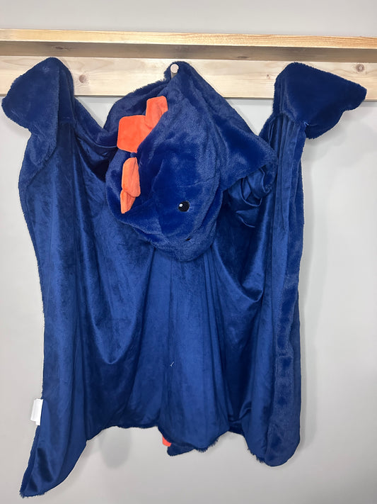 Blue Dino Snuggie